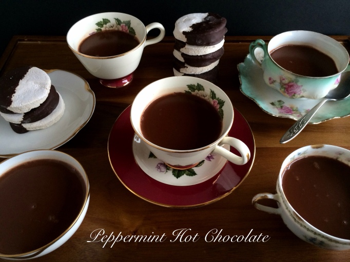 Peppermint Hot Chocolate by the Seasonal Veg Head