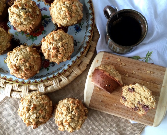 Chocolate Chip Coconut Oat Muffins