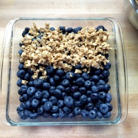 Healthier Blueberry Crisp (+ Fermented Blueberries)
